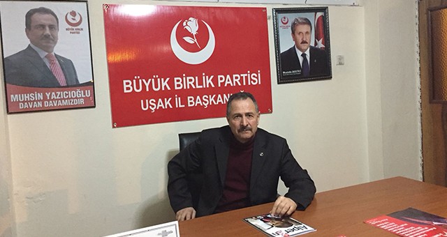 Uşak Büyük Birlik Partisi İl Başkanı Bekir Alperen Büyük Birlik Partisinin Kurtuluşunun 26. Yılı Nedeniyle Mesaj Yayınladı