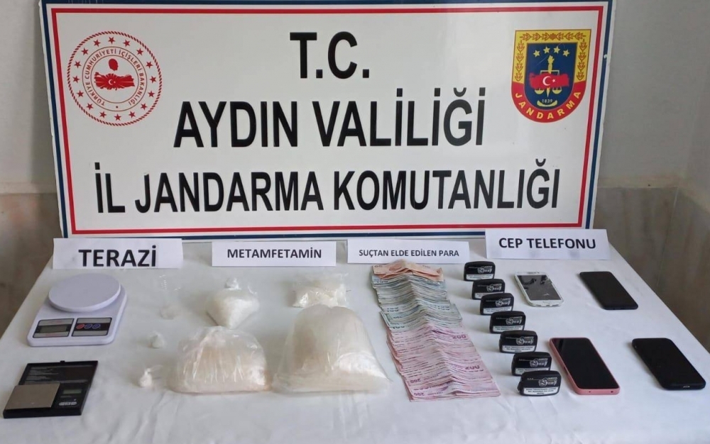 Aydın'da 1 kilo 689 gram sentetik uyuşturucu ele geçirildi, 1 kişi tutuklandı