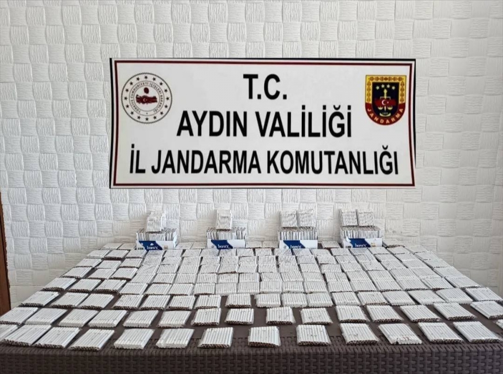 Aydın'da 212 paket gümrük kaçağı sigara ele geçirildi