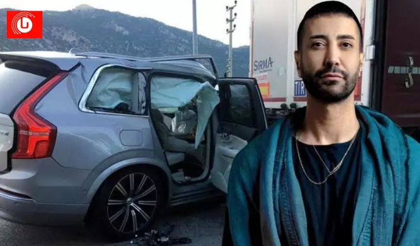 Tan Taşcı ölümden döndü! Tıra Çarptı 2 kişi yaralı!