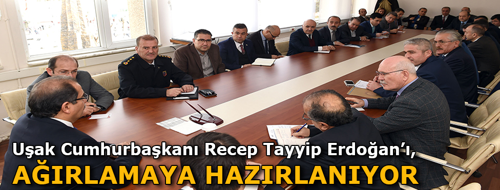 Uşak Sayın Cumhurbaşkanı Recep Tayyip Erdoğan'ı ağırlamaya hazırlanıyor