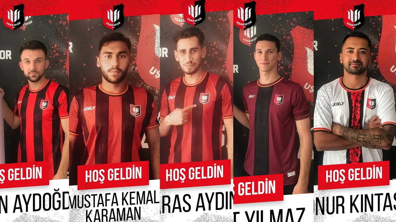 Uşakspor'da Transfer Şov! Beş Transfer Birden Açıklandı...