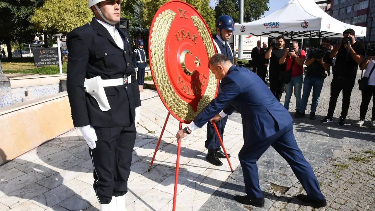 Uşak'ta 30 Ağustos Zafer Bayramı Kutlandı..!
