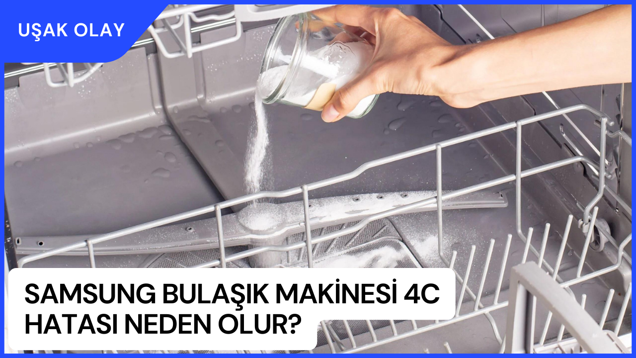 Samsung Bulaşık Makinesi 4C Hatası Neden Olur? Samsung Bulaşık Makinesi 4C Hatası Nasıl Çözülür?