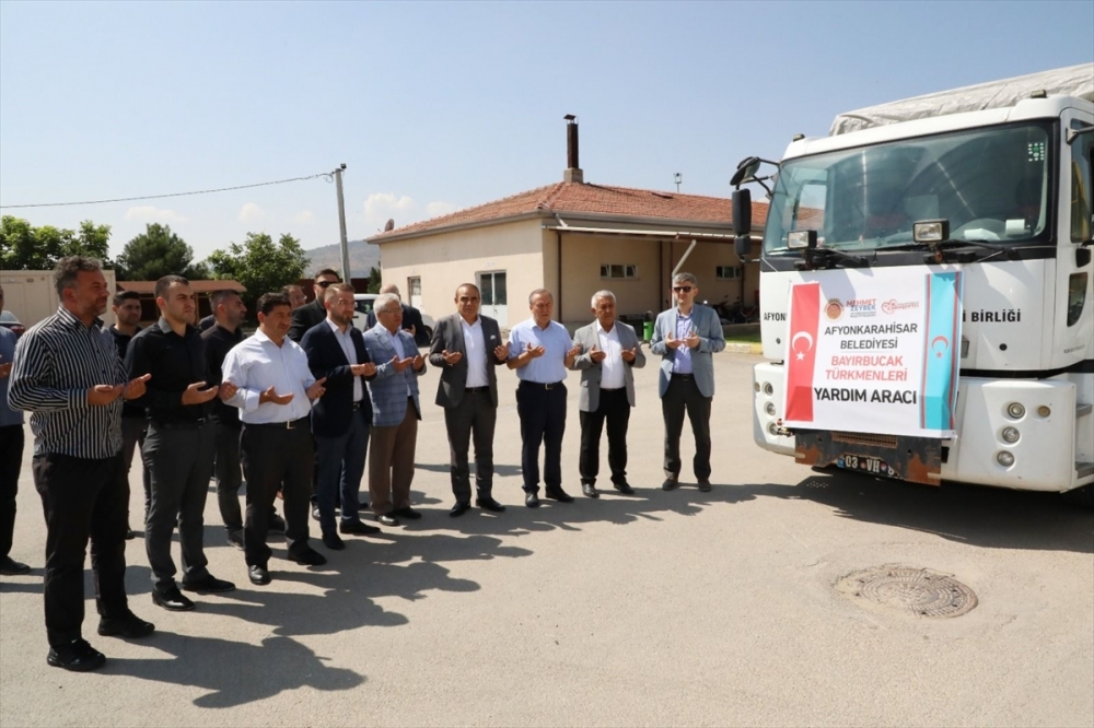 Afyonkarahisar'dan Bayırbucak Türkmenlerine yardım