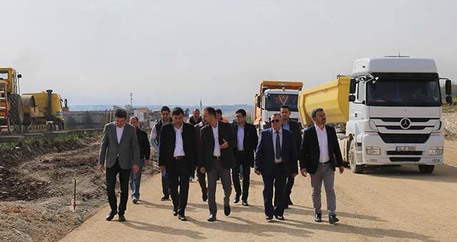 Başkan Çakın çalışmaları yerinde inceledi