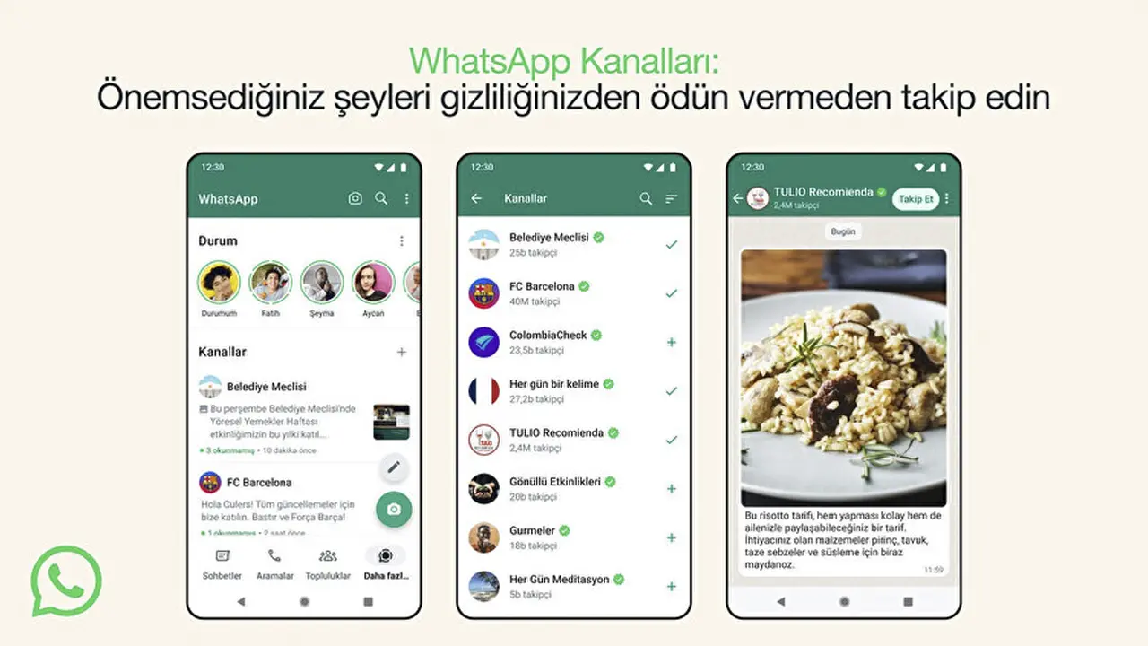 WhatsApp kanallar özelliğini resmen başlattı! Uygulama neler sunuyor?