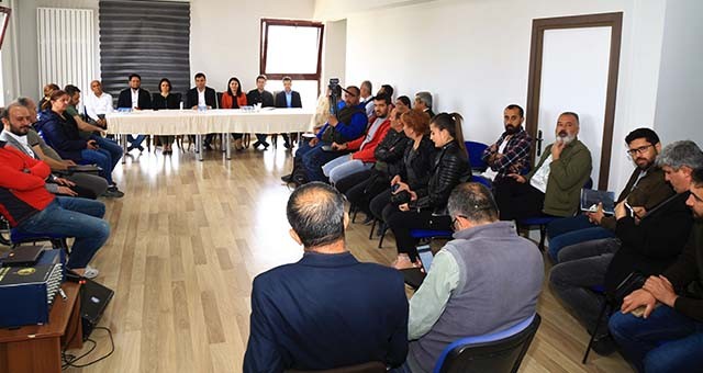 Başkan Mehmet Çakın, Yerel Basının Temsilcileriyle Buluştu