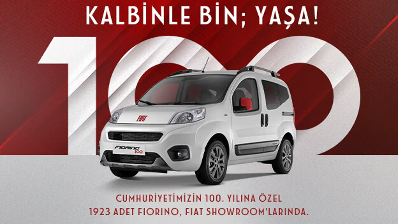 Fiat Cumhuriyetin 100. yılına özel 1923 adet özel Fiorino serisiyle geliyor!