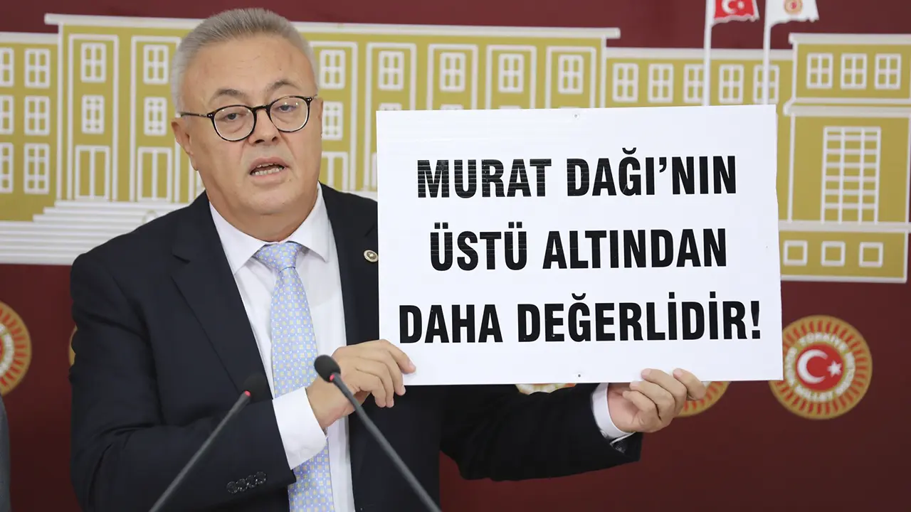 Ali Karaoba Mecliste konuştu: Murat Dağı'nın üstü altından daha değerlidir