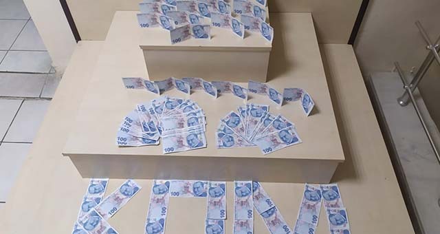 Uşak'ta sahte para operasyonu