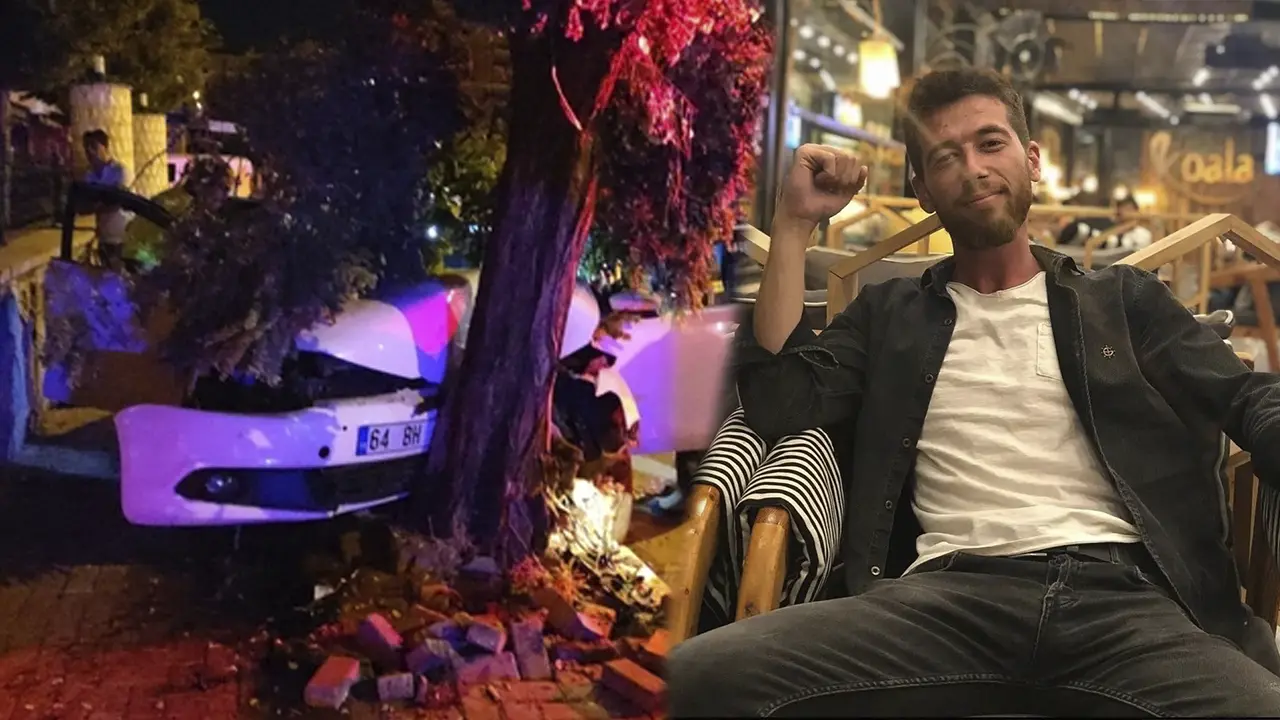 Uşak'ta aracıyla ağaca çarpan Yasin Girgin yaşam savaşını kaybetti