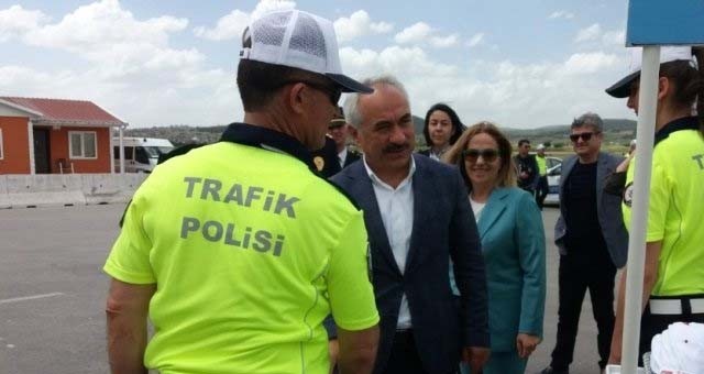 İçişleri Bakan Yardımcısı Ersoy trafik denetimine katıldı