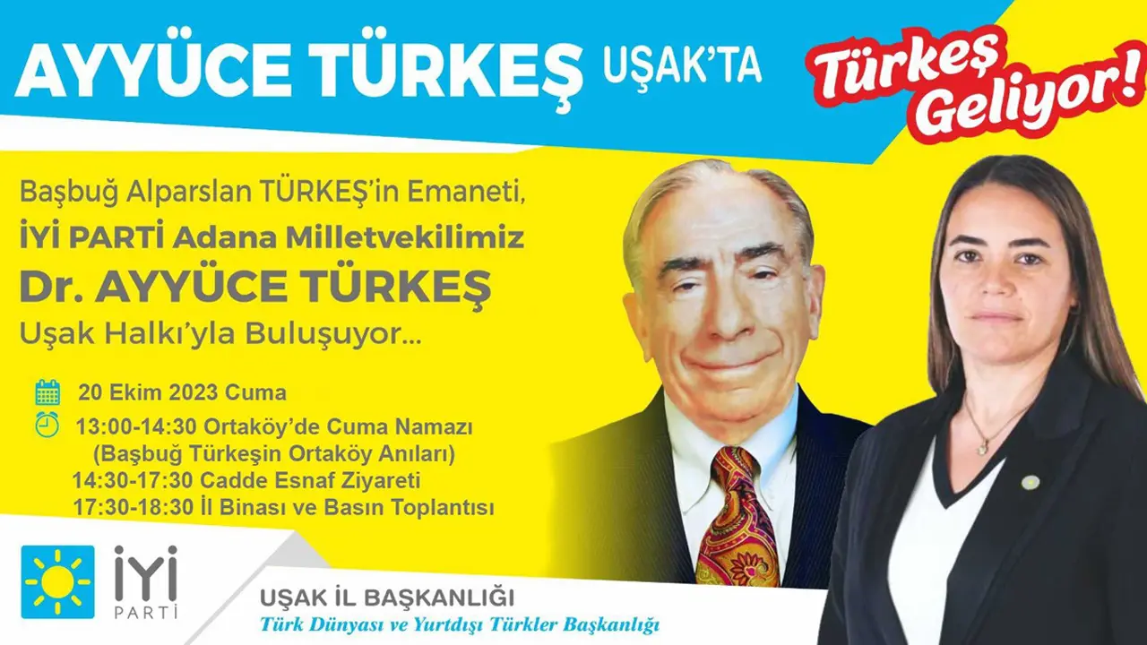 Alparslan Türkeş'in Mirası, Ayyüce Türkeş Uşak'a Geliyor