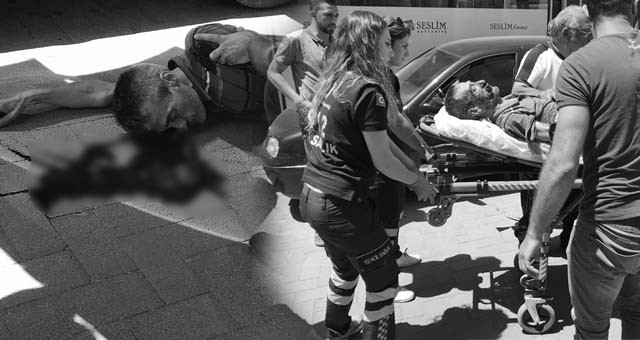 Yürürken baygınlık geçiren vatandaş kafasını çarpması sonucu ağır yaralandı
