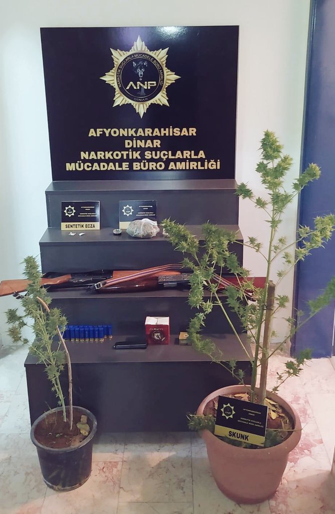 Afyonkarahisar'da uyuşturucu operasyonu