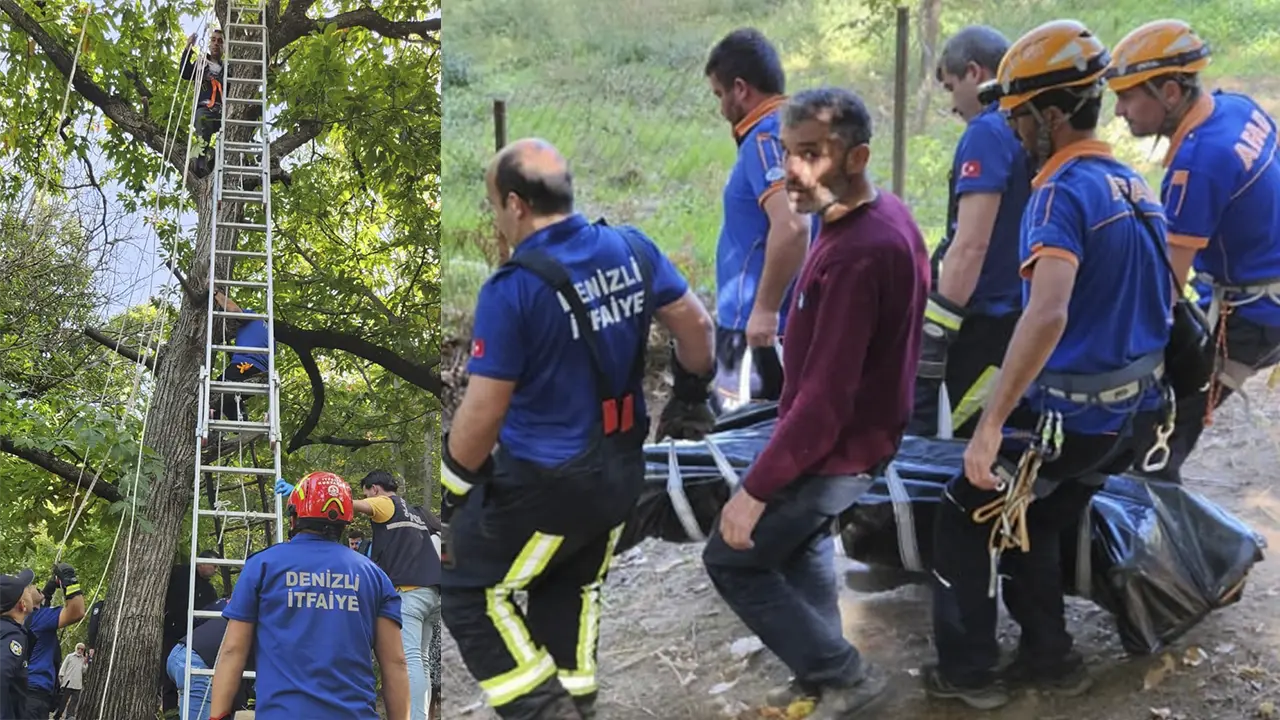 Denizli'de kestane toplarken boynuna ip dolanan Hasan Utaş öldü