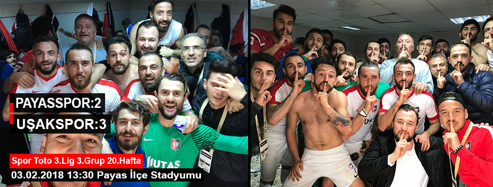 LİDER UTAŞ UŞAKSPOR, DEPLASMANDA PAYASSPOR’U SON DAKİKA GOLÜYLE 3-2 MAĞLUP ETTİ