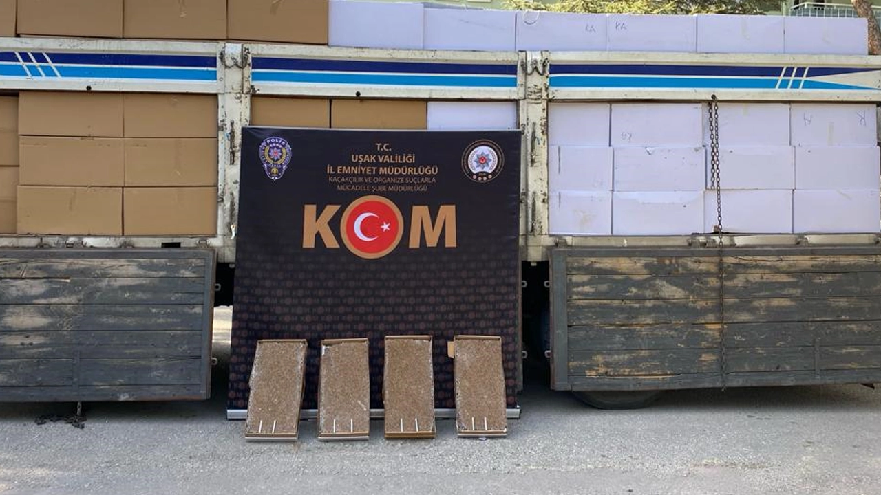 Uşak'ta kaçakçılık operasyonu. Tam 5 Milyon değerinde