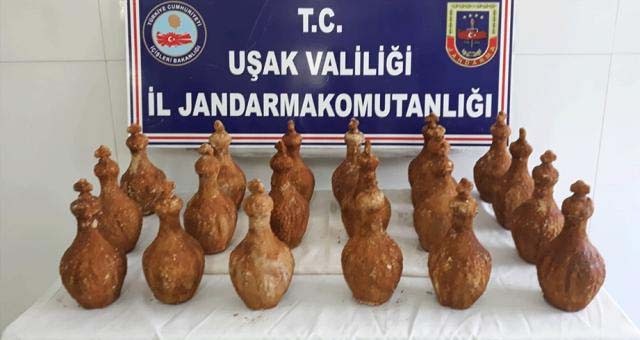 Uşak'ta tarihi eser kaçakçılığı operasyonu
