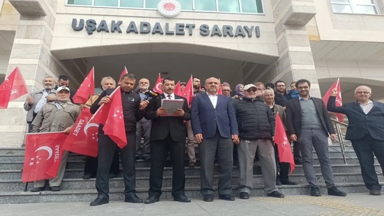 Uşak Saadet Partisi İsrail İçin Suç Duyurusunda Bulundu