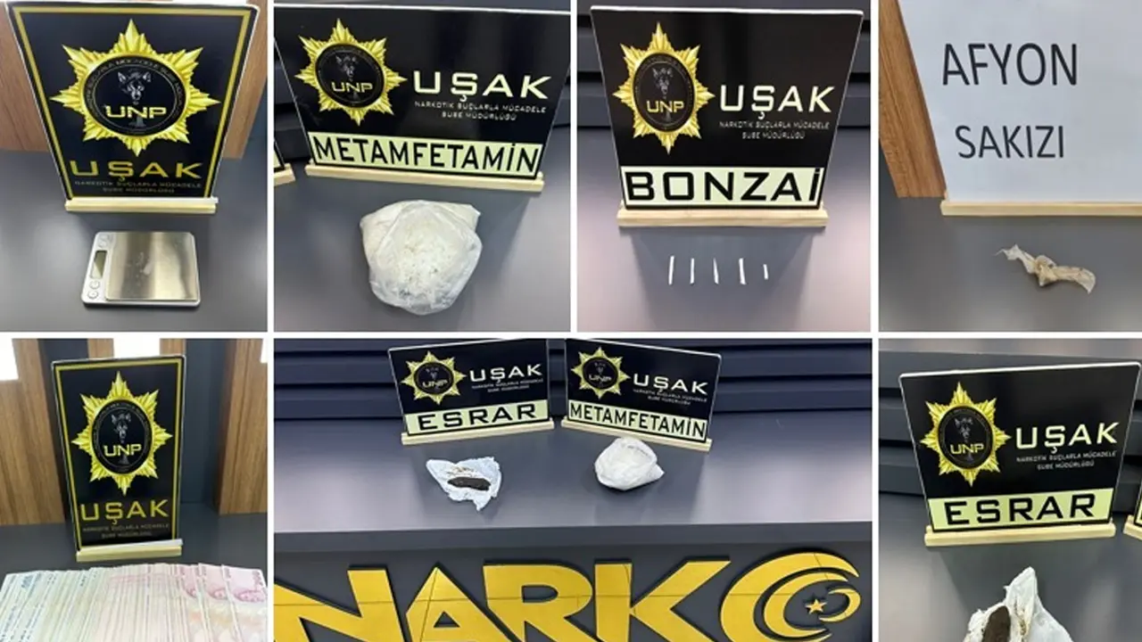 Uşak'ta Afyon Sakızı Operasyonu