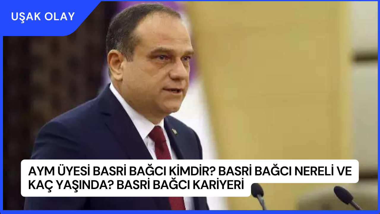 AYM Üyesi Basri Bağcı Kimdir? Basri Bağcı Nereli ve Kaç Yaşında? Basri Bağcı Kariyeri